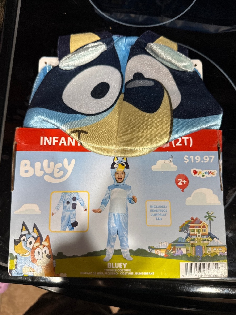 Bluey toddler costume